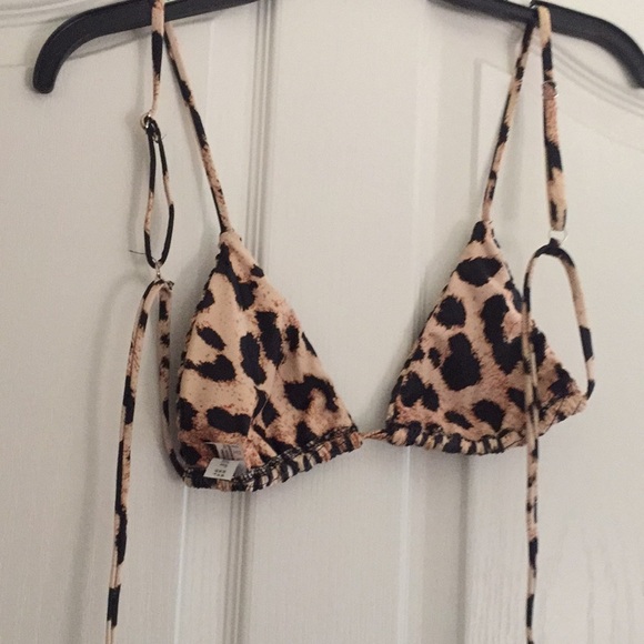 NWOT leopard 2 piece bikini size 6 washed not worn - Picture 3 of 12
